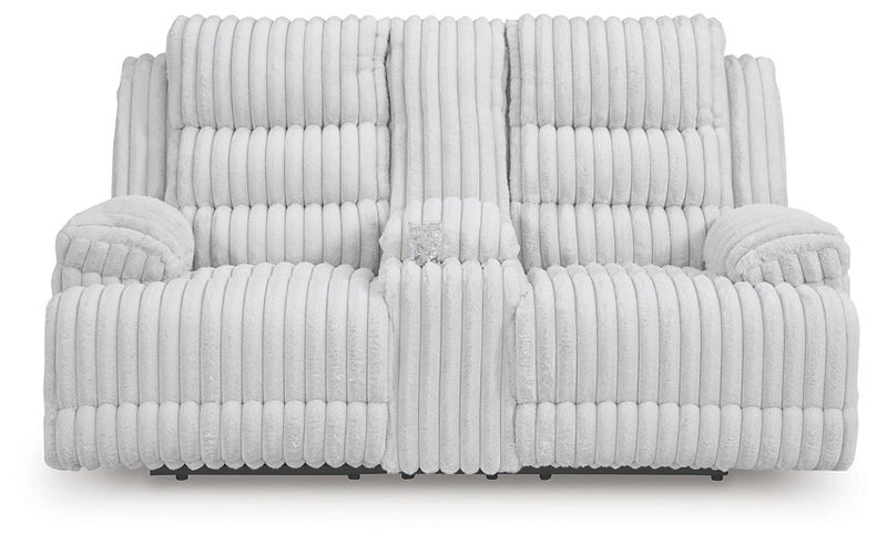 Rhines Falls Power Reclining Loveseat with Console