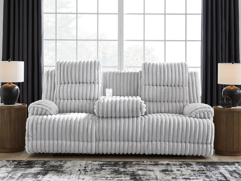 Rhines Falls Power Reclining Sofa with Drop Down Table