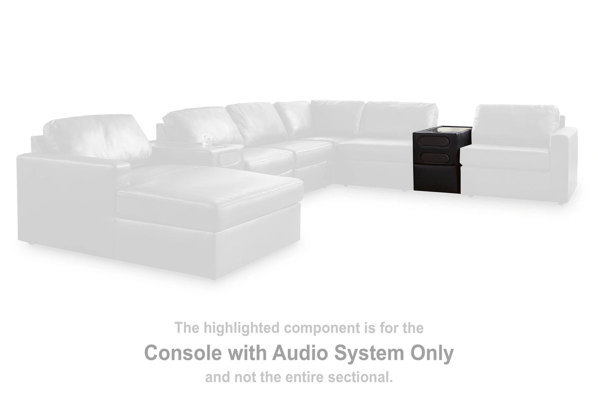 Modmax II Sectional with Chaise and Audio Consoles
