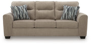 Olten Living Room Set - Mocha 2-Piece: Sofa/Oversized Chair
