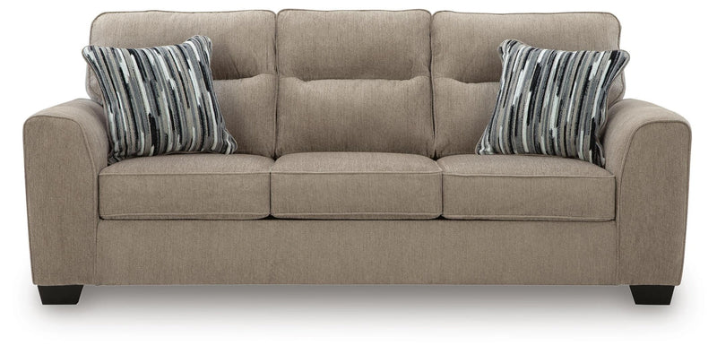 Olten Living Room Set - Mocha 2-Piece: Sofa/Oversized Chair