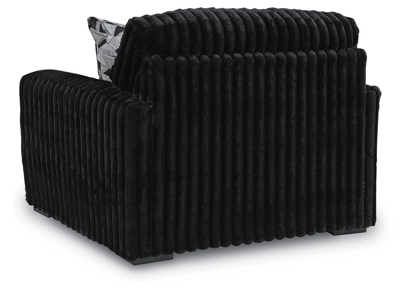Midnight-Madness Oversized Chair