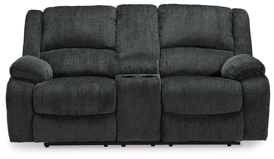 Draycoll Power Reclining Loveseat with Console