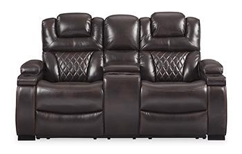 Warnerton Power Reclining Loveseat with Console