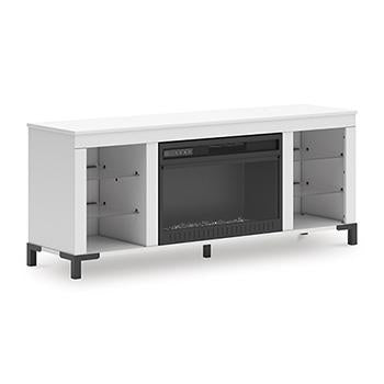 Brollevi 60" TV Stand with Electric Fireplace image