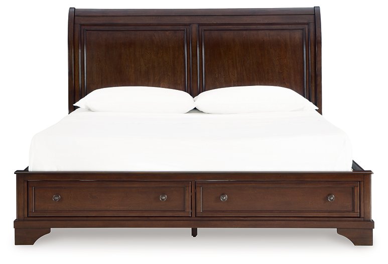 Trellington Sleigh Storage Bed