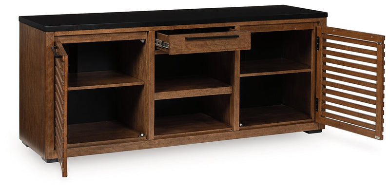 Kallari Credenza with Desk Return