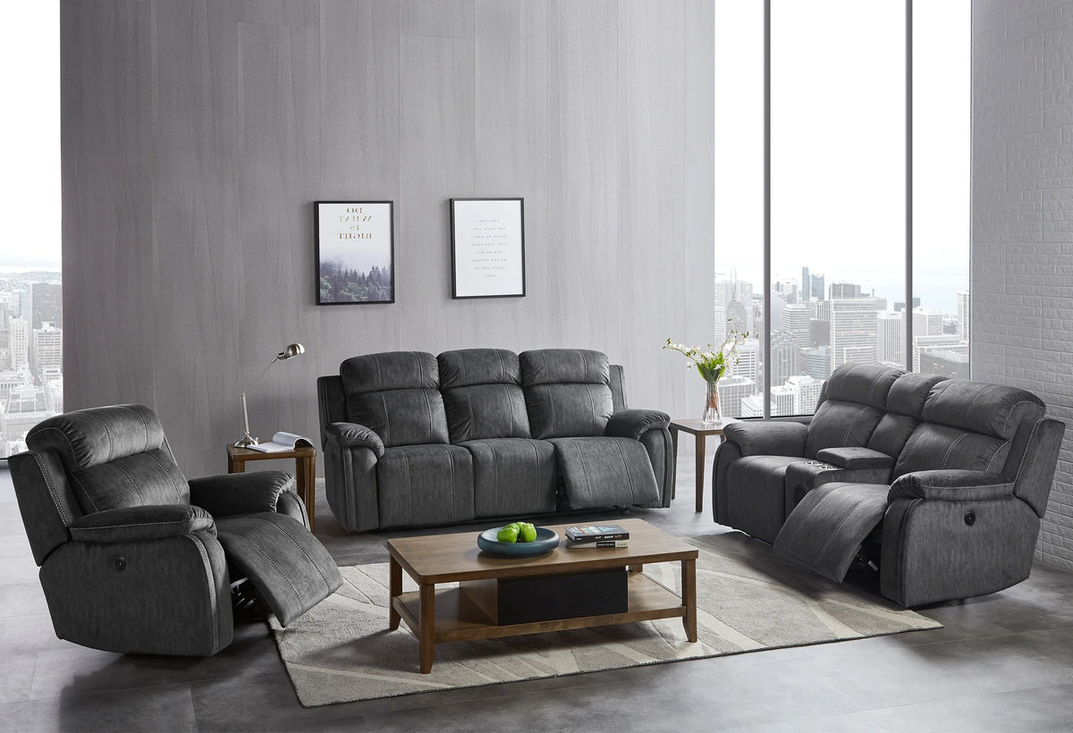 Tango Reclining Sofa & Console Loveseat
